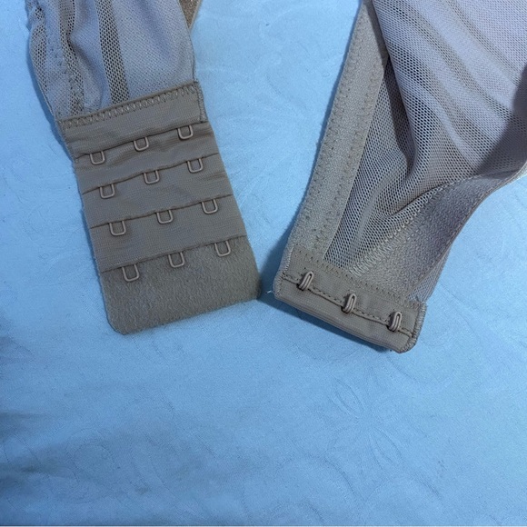 Felina Paramour Marvelous Side Smoothing T Shirt Bra 38D Nude Cream Great Cond - Picture 5 of 10